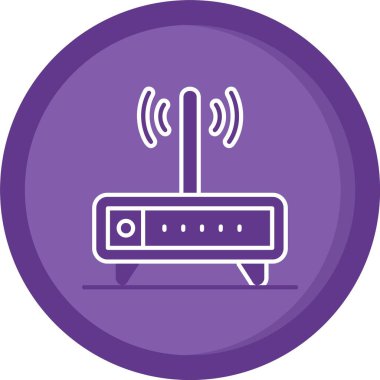 router glyph çoklu renk simgesi