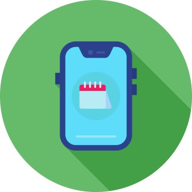 Cep telefonu vektör çizimi