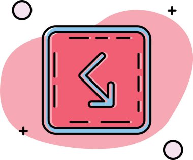 Seo simgesinin vektör illüstrasyonu