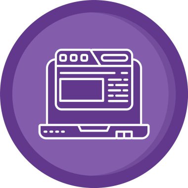 Benzersiz Lcd Lcd vektör simgesi