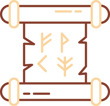 Tahta bir işaretin vektör illüstrasyonu