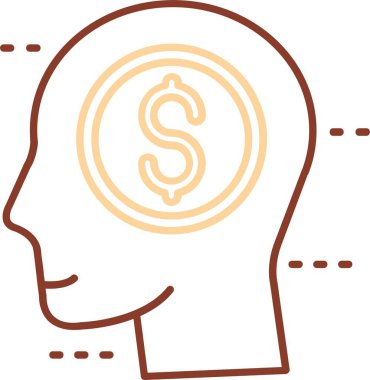 Dolar simgesi, vektör illüstrasyonu