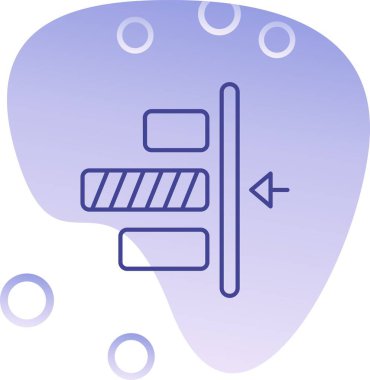 Modern simgenin vektör illüstrasyonu