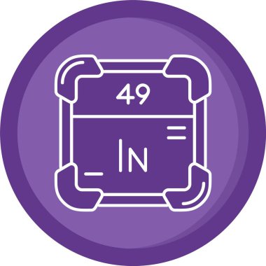 Eşsiz numara 6 1 simge çizgi vektörü