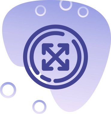 Virüs Simgesi, vektör illüstrasyonu