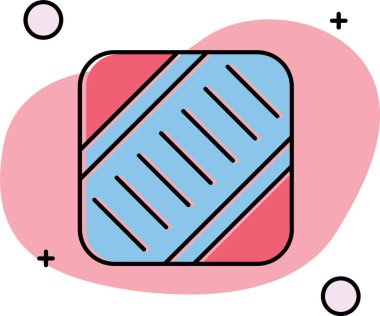 Şirin bir bebeğin vektör çizimi