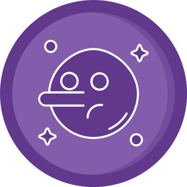 Şirin bir simgenin vektör illüstrasyonu