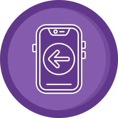 vektör cep telefon simgesi