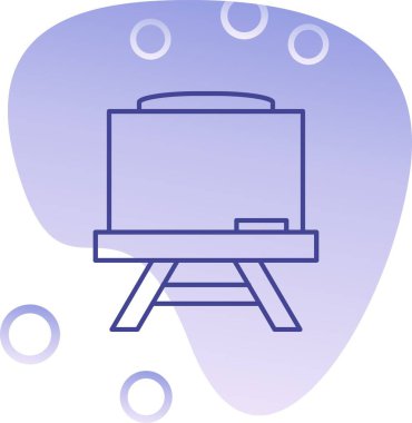 Benzersiz hava balonu vektör simgesi