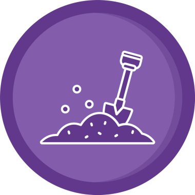 Temizlik için bir fırçanın vektör illüstrasyonu