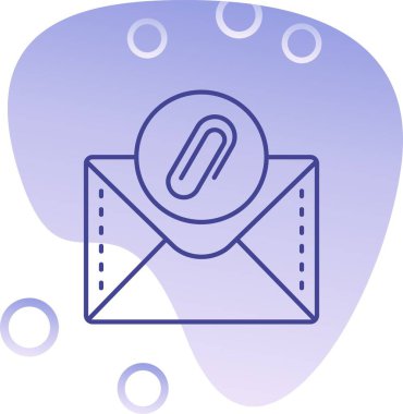 vektör posta simgesi, vektör illüstrasyonu