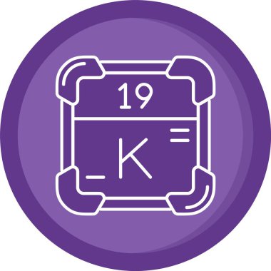 Modern bir simgenin vektör illüstrasyonu