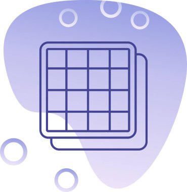 Mavi renkli ve katı simgeli eşsiz bir yemek.