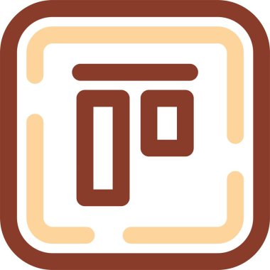 Modern simgenin vektör illüstrasyonu