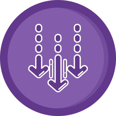 Benzersiz kullanıcı arayüzü vektör çizgisi simgesi