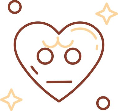 Emoji simge tasarım vektörü