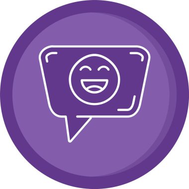 Vektör sohbet simgesi illüstrasyonu