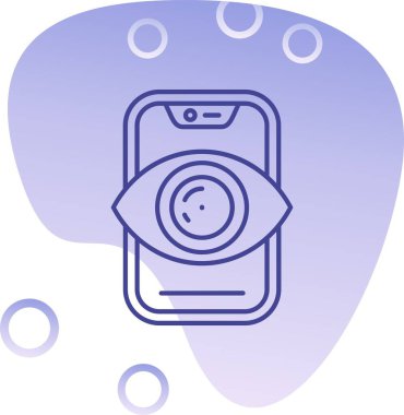 kamera simgesi vektör illüstrasyonu