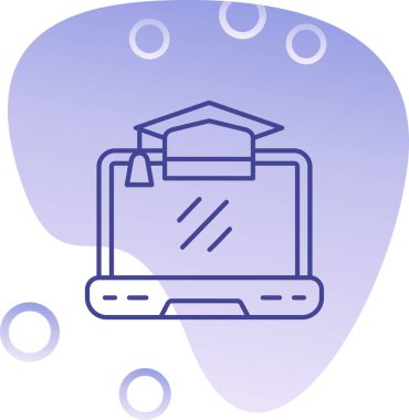 okul çantası ikon vektör illüstrasyonu