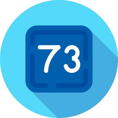 Güzel Takvim Kabartma Vektörü Simgesi