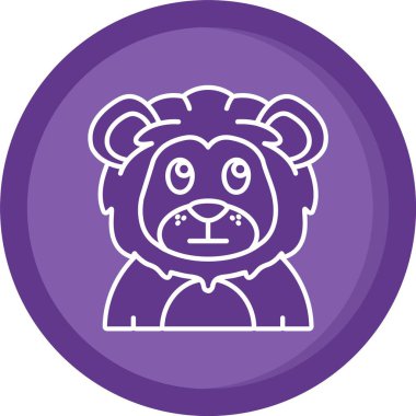 vektör ayı simgesi, vektör illüstrasyonu