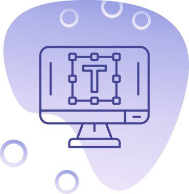 Basit vektör simgesi, uydunun çizimi