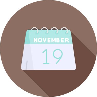 Kasım 19 takvim simgesi