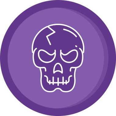 vektör Cadılar Bayramı ikonu illüstrasyonu