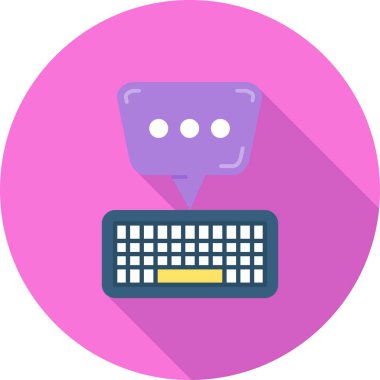 Bilgisayar modern simgesinin vektör illüstrasyonu