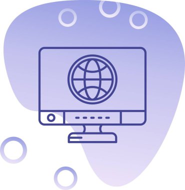 İnternet Bağlantısı. Basit illüstrasyon