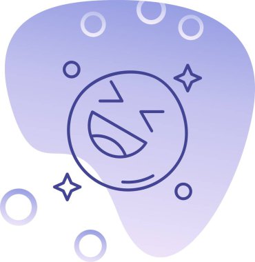 Bir bebek için şirin bir simgenin vektör çizimi