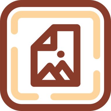 güzel galeri vektör çizgisi simgesi