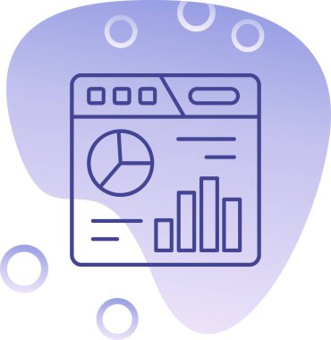 İş ikonu. Basit resimleme