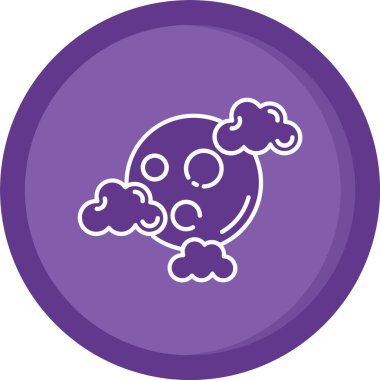 Bir balon simgesinin vektör çizimi