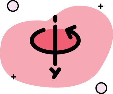 Kalp simgesinin vektör illüstrasyonu