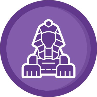 Benzersiz taş ikon vektör kabartması