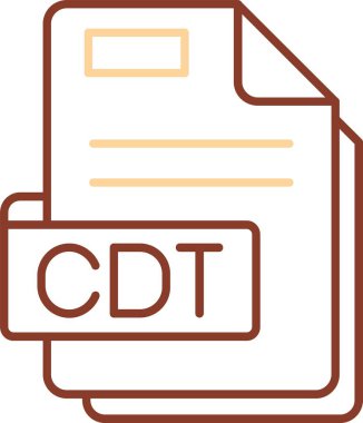 vektör dfile biçim simgesi