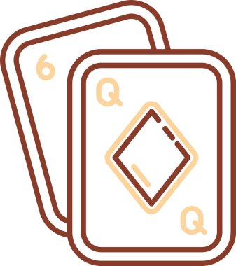 güzel ve şirin çizgi vektör simgesi