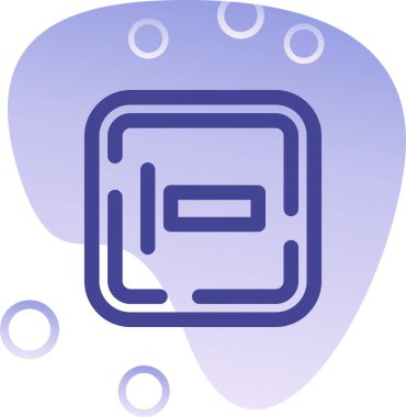 güzel havuz vektör çizgisi simgesi