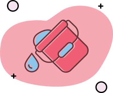 Kalp ikonu vektör illüstrasyonu