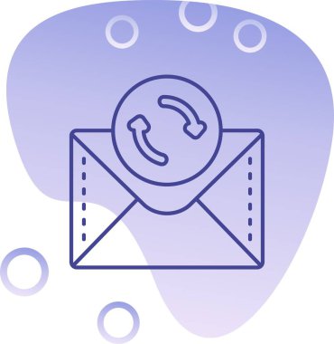 e- posta simgesi vektör illüstrasyonu