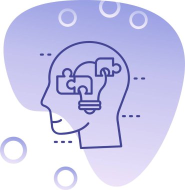 Beyin simge tasarlamak vektör