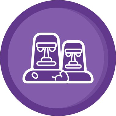 Maskeli bir kadının vektör çizimi