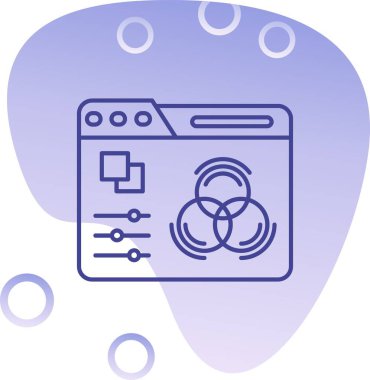 Vektör ayarı Simge illüstrasyonu