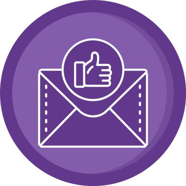 E- postanın vektör illüstrasyonu