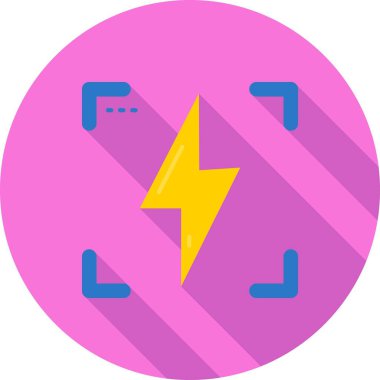 Güç simgesinin vektör illüstrasyonu