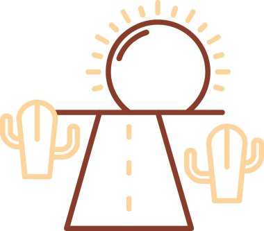 Beyaz arka planda eşarplı bir adamın vektör çizimi