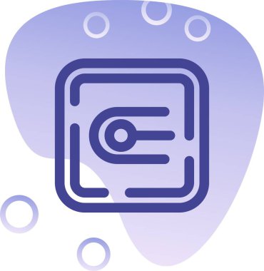 Modern b 'nin vektör illüstrasyonu eksik simgesi