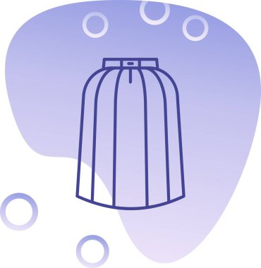 Kıyafetler. Web simgesi basit illüstrasyon