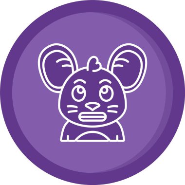 Fare başı vektör illüstrasyonlu fare